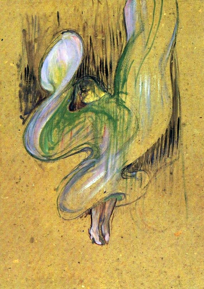 Μελέτη για τον λιθογράφο Loye Fuller στο Foley Berger   Henri de Toulouse Lautrec