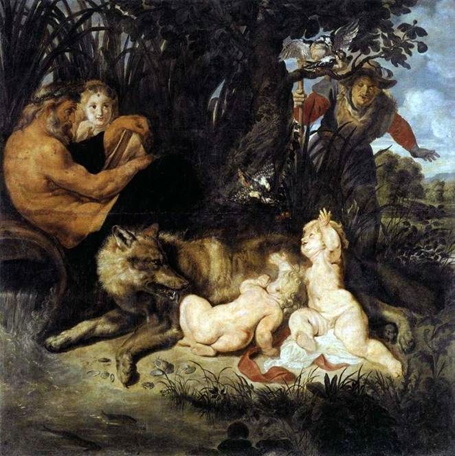 Ο Romulus και ο Remus με τον λύκο   Peter Rubens