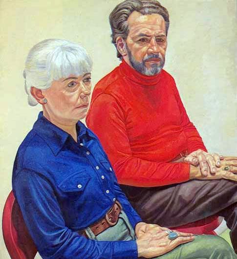 Οι σύζυγοι Richard και Gloria Miller   Philip Pearlstein
