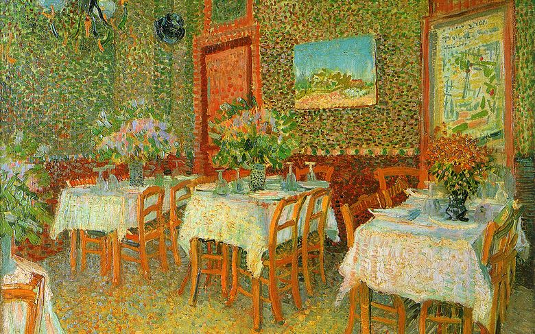 Εσωτερικό εστιατορίου   Vincent Van Gogh