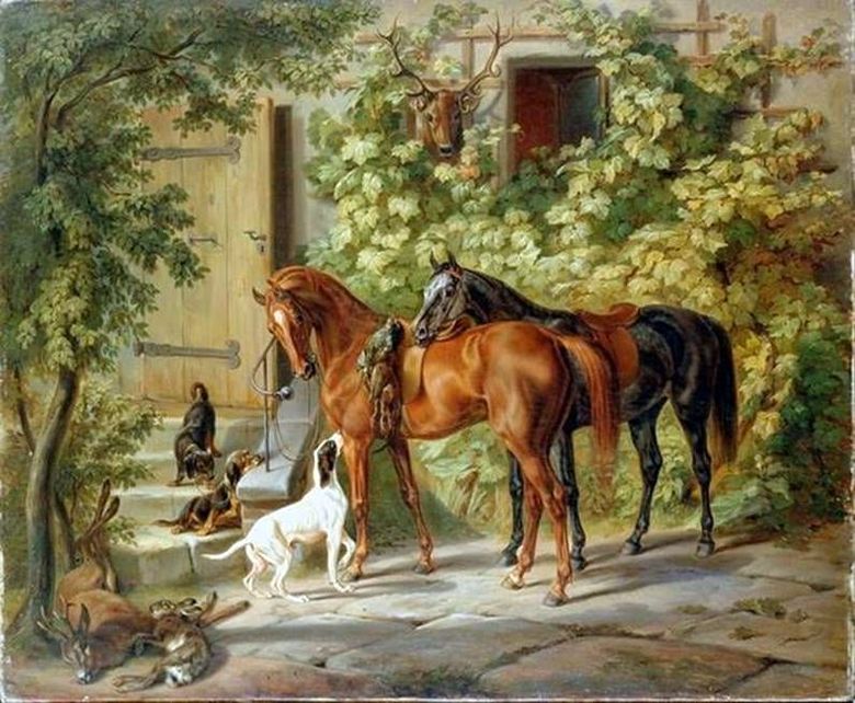 Porch Horses   Adam Albrecht