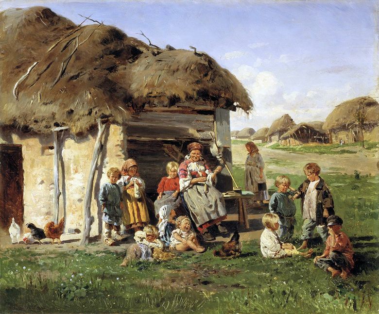 Παιδιά χωρικών   Βλαντιμίρ Μακόβσκι