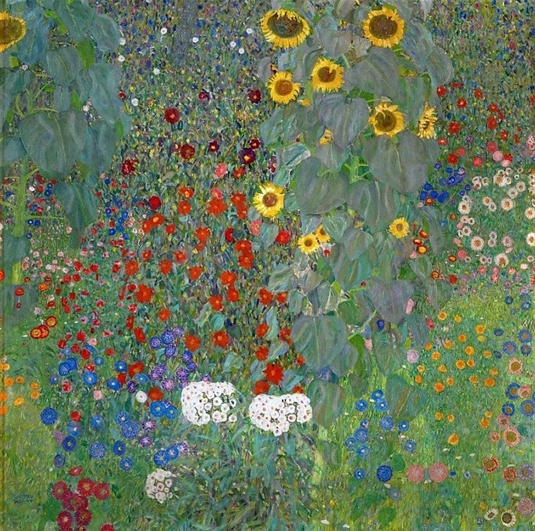 Ηλιοτρόπια στον Εξοχικό Κήπο   Gustav Klimt
