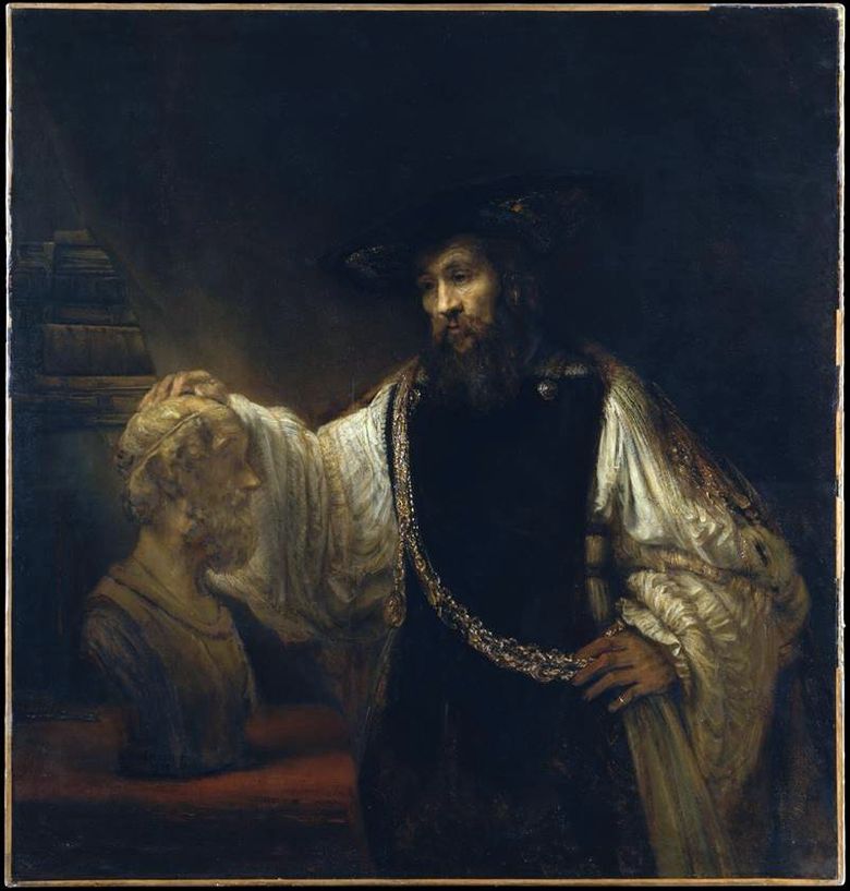 Ο Αριστοτέλης με την προτομή του Ομήρου   Rembrandt Harmenszoon Van Rijn