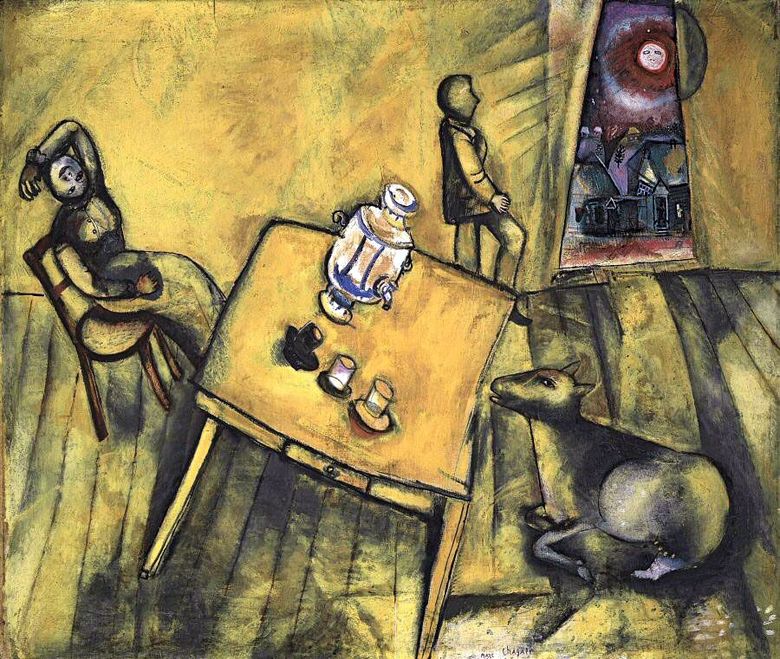 Το κίτρινο δωμάτιο   Marc Chagall