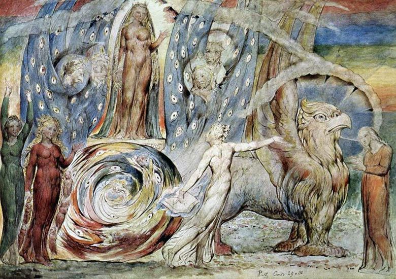 Dante and Beatrice   William Blake