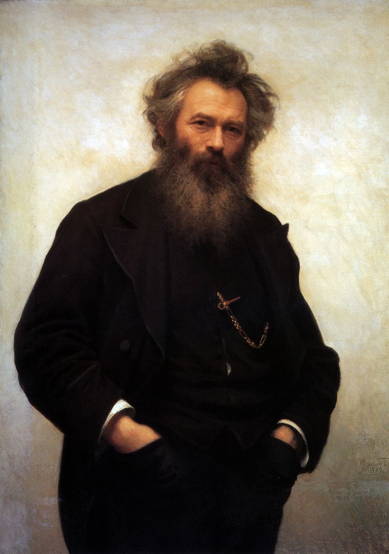 Πορτρέτο του Ι. Ι. Σίσκιν   Ιβάν Κράμσκι