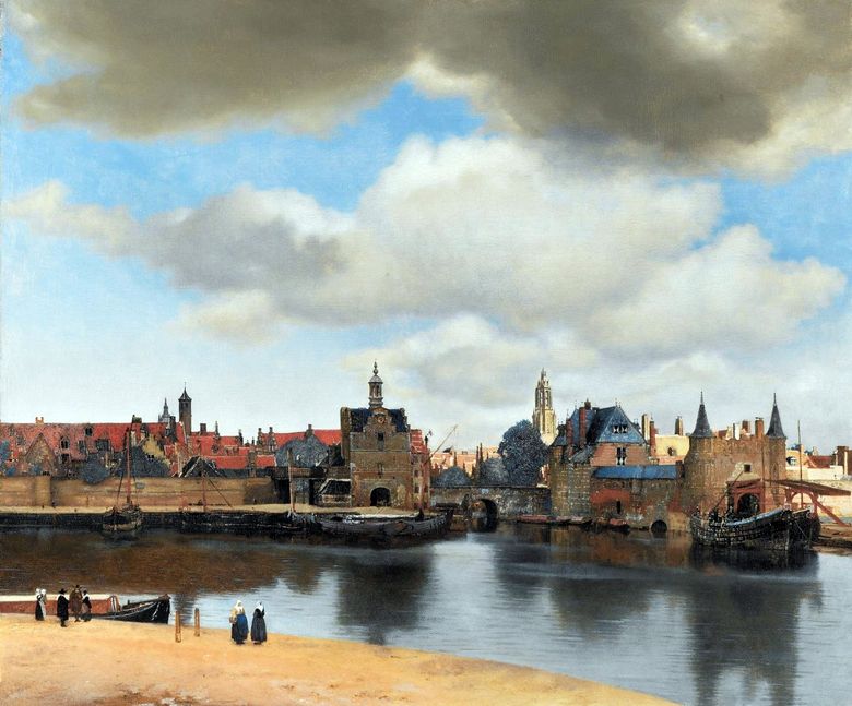 Άποψη του Ντελφτ   Jan Vermeer