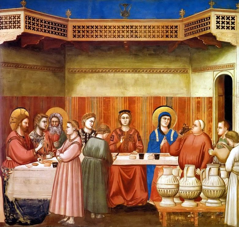 Γάμος στην Κάνα της Γαλιλαίας   Giotto