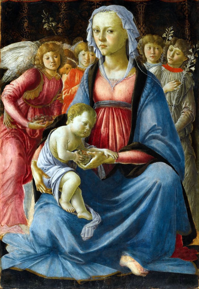 Madonna και Child with Five Angels   Sandro Botticelli