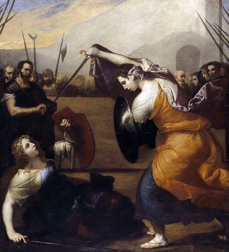 Η μονομαχία της Isabella de Carazzi και της Diambra de Pottinello   Josepe de Ribera