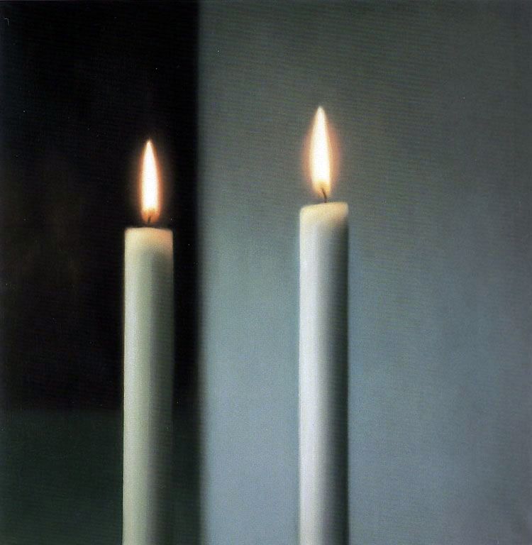 Δύο κεριά   ο Gerhard Richter